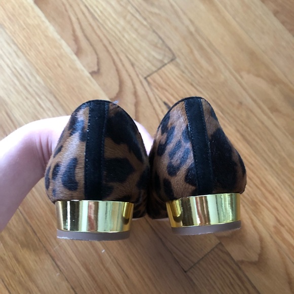 J. Crew Leopard Flats with Gold Heel - Picture 7 of 7